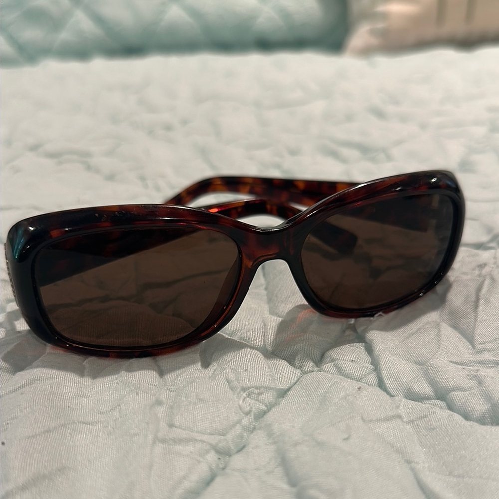 Dockers Brown Sunglasses Classic Rectangular Style